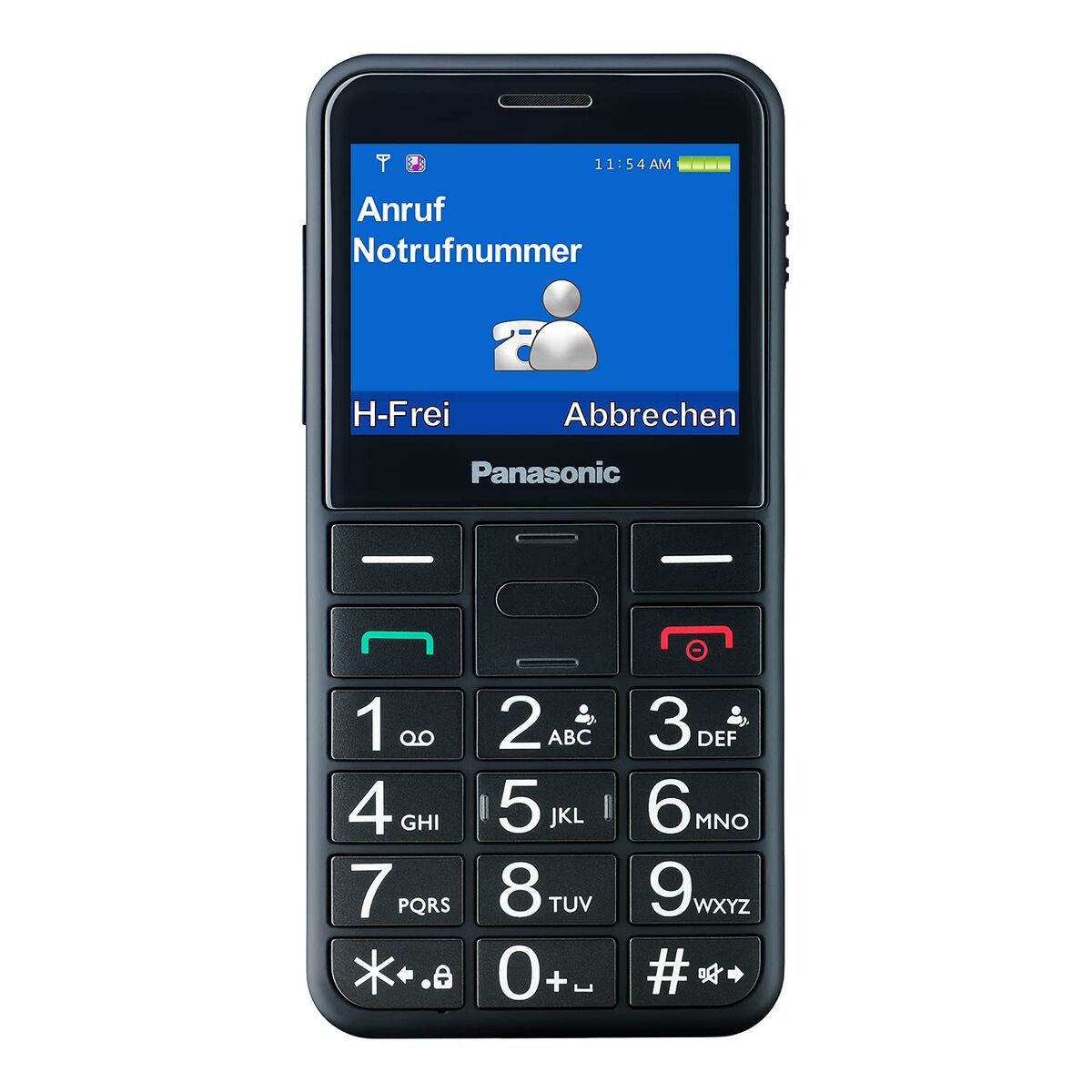 Mobiiltelefon Panasonic KX-TU155EXBN 2.4" Must
